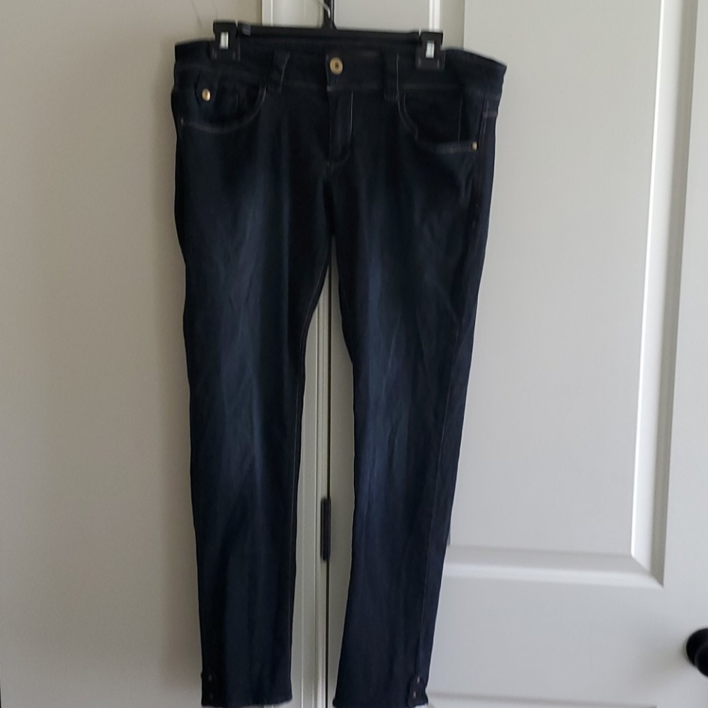 juniors sz 13 noble dark denim ankle jeans